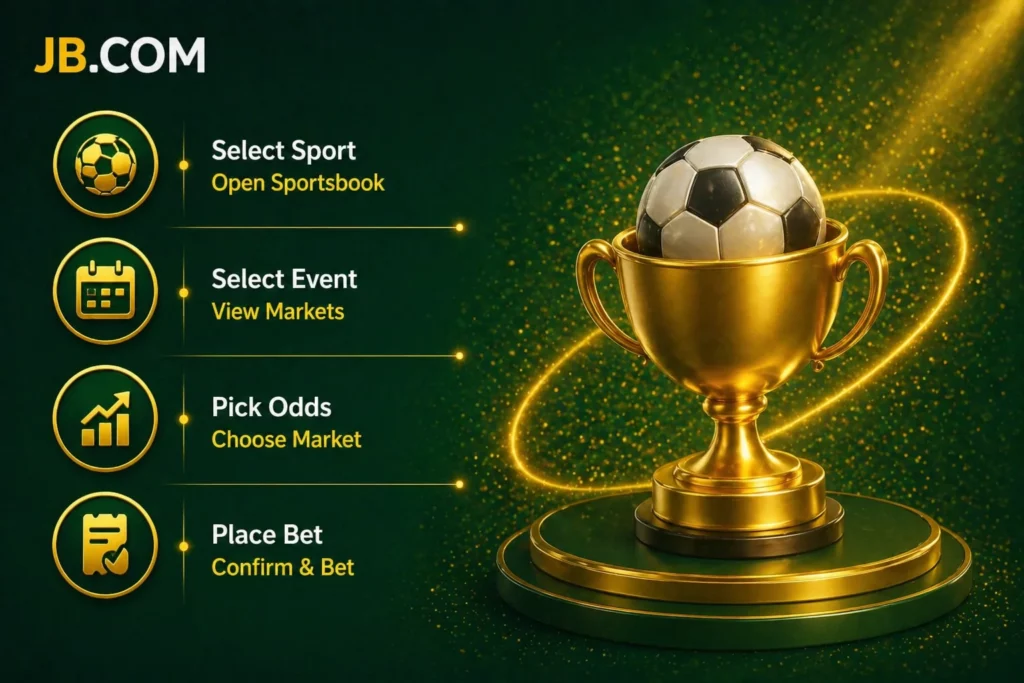 Place a bet on JB.COM